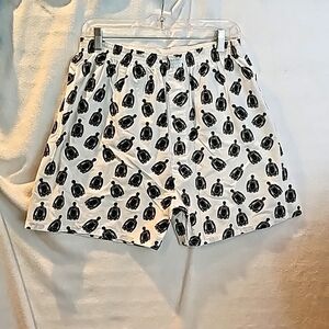 FBI XXL Target Boxers White with black